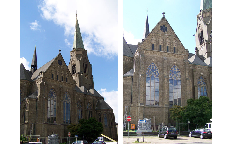 Jetzt erstrahlt unserer Kirche auch Richtung Schottelstr. wieder in neuem Glanz.